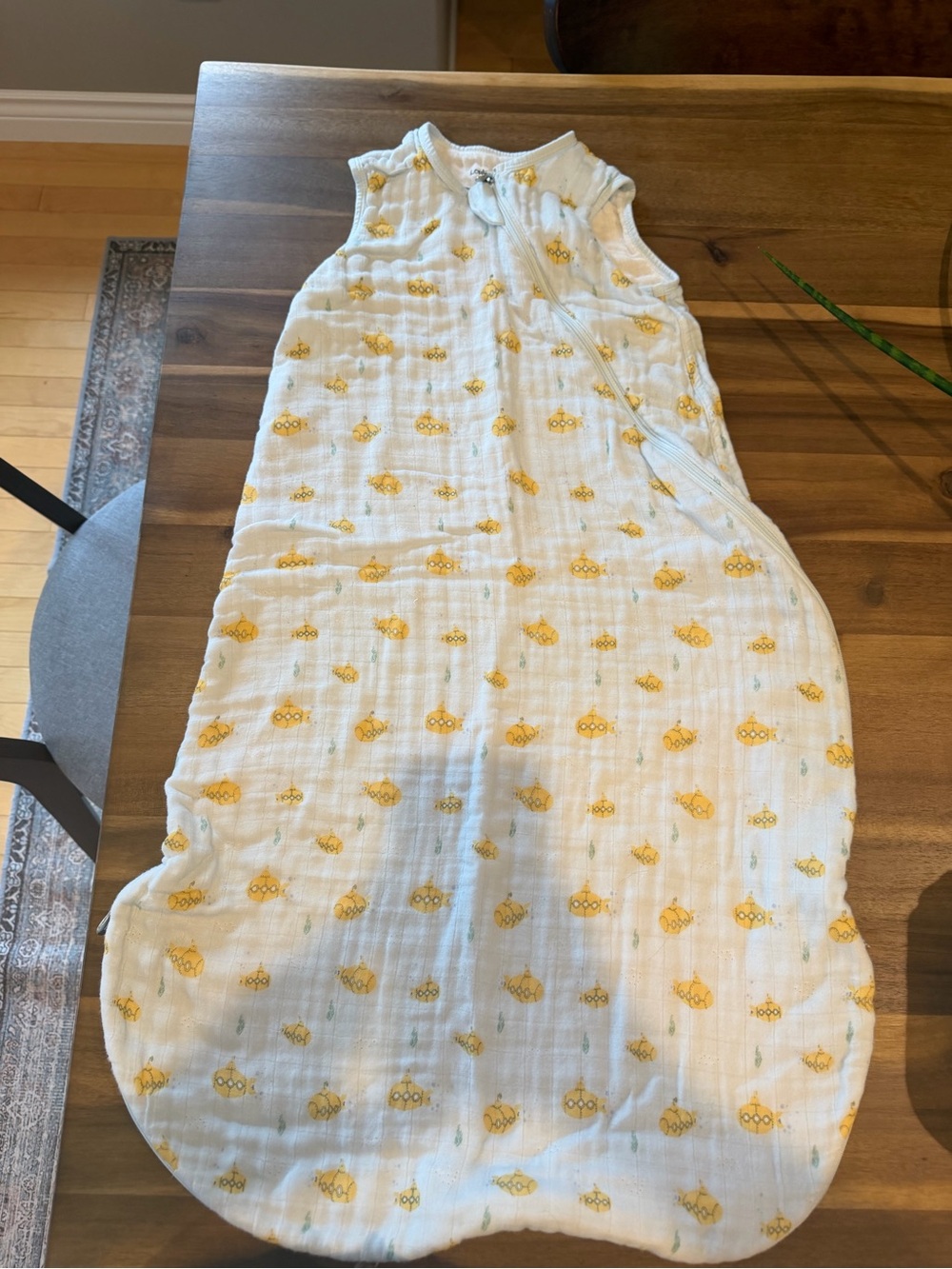Yellow Patterned Kids Pajama Sleep Sack Tog 0.5